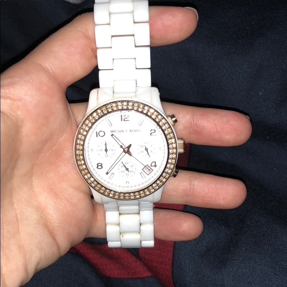 Michael kors white watch